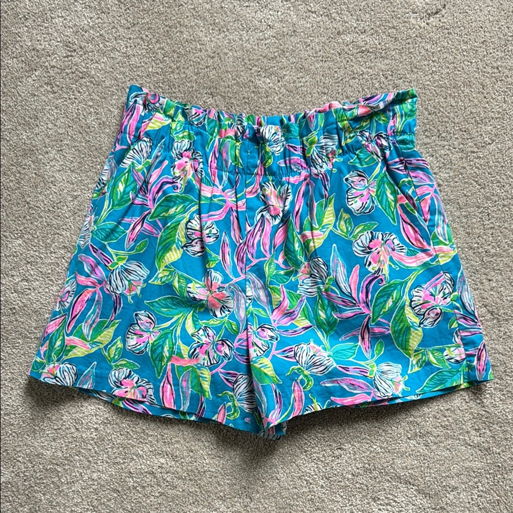 Lilly Pulitzer Paper Bag Waist Shorts